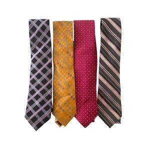 Croft & Barrow men's Neck ties lot of 4